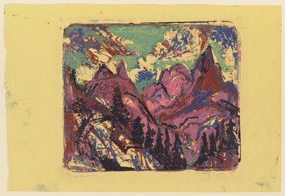 Berge av Ernst Ludwig Kirchner