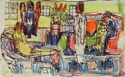 Modern bohem av Ernst Ludwig Kirchner