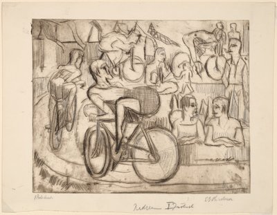 Cykellopp av Ernst Ludwig Kirchner