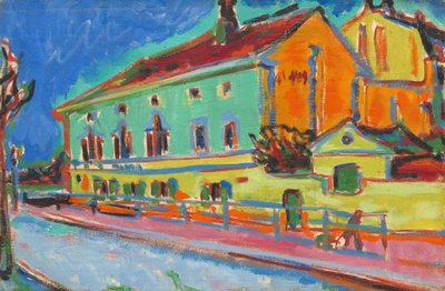 Dance Hall Bellevue [framsidan] av Ernst Ludwig Kirchner
