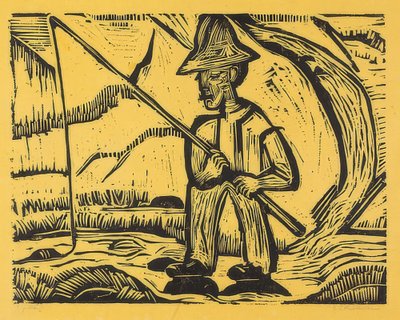 Fiskaren. 1923 av Ernst Ludwig Kirchner