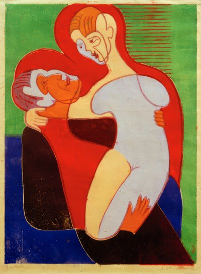E.L. Kirchner, älskare (The Hembusse) av Ernst Ludwig Kirchner