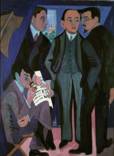 En konstnärsgemenskap av Ernst Ludwig Kirchner