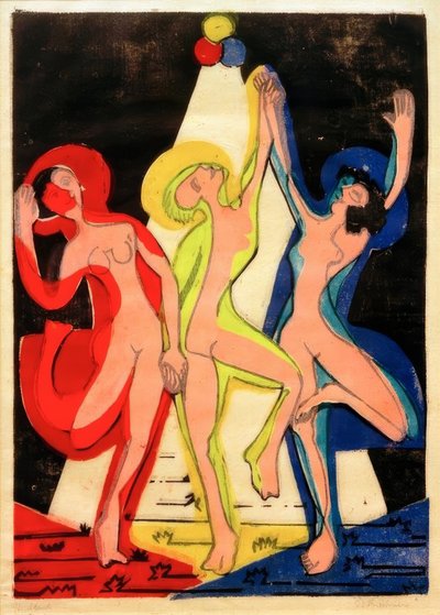 Färgdans av Ernst Ludwig Kirchner