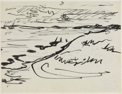 Fehmarn-kusten av Ernst Ludwig Kirchner