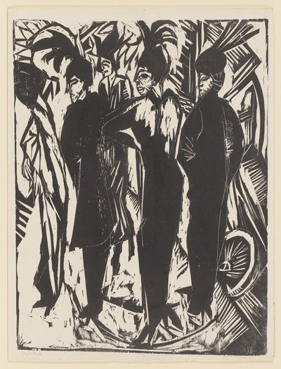 Fem kokotter av Ernst Ludwig Kirchner