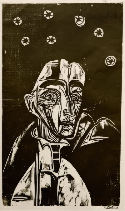Kvinna i natten av Ernst Ludwig Kirchner