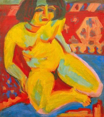 Naken kvinna (dodo) av Ernst Ludwig Kirchner