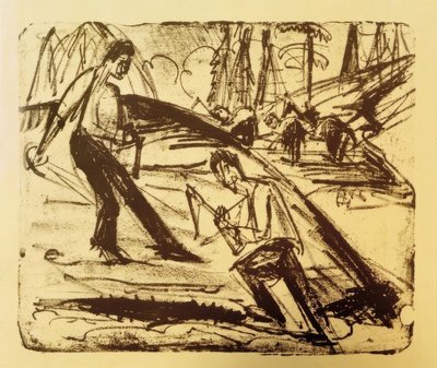 Vårarbete av Ernst Ludwig Kirchner