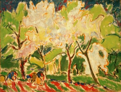 Vårlandskap av Ernst Ludwig Kirchner