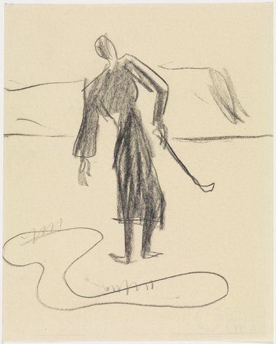 Golfspelare av Ernst Ludwig Kirchner