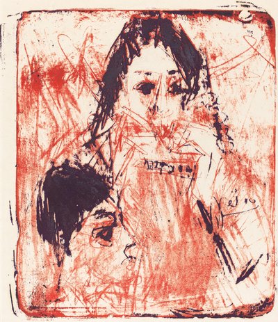 Munspelsspelare av Ernst Ludwig Kirchner