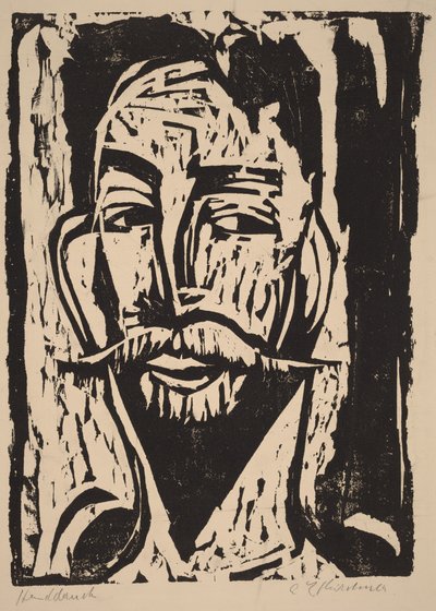 Prof. dr Graef, avdelningschef av Ernst Ludwig Kirchner