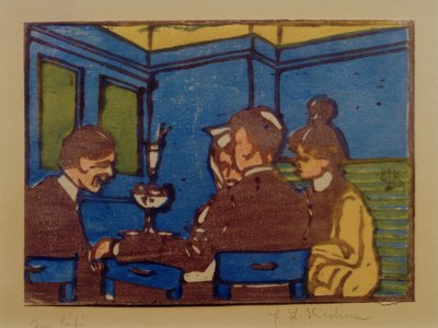 Jag kaffe II av Ernst Ludwig Kirchner