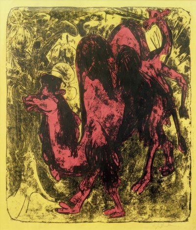 Kamel och dromedar av Ernst Ludwig Kirchner