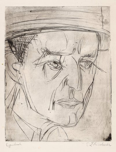 Chef Dr. Grisebach. 1920 av Ernst Ludwig Kirchner