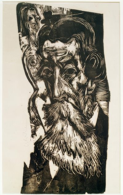 Chef för Ludwig Schames av Ernst Ludwig Kirchner