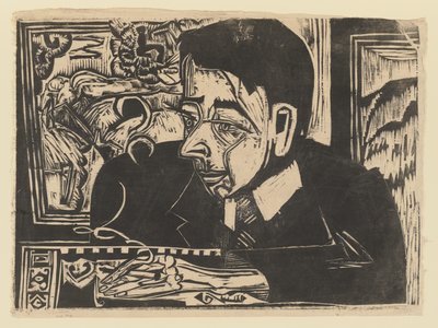 Kopf Merz av Ernst Ludwig Kirchner