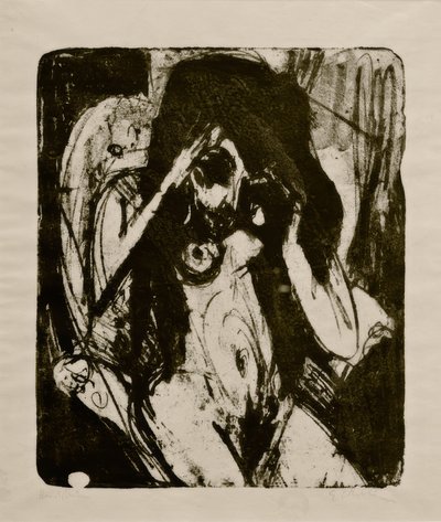 Naken kvinna i fåtöljen av Ernst Ludwig Kirchner