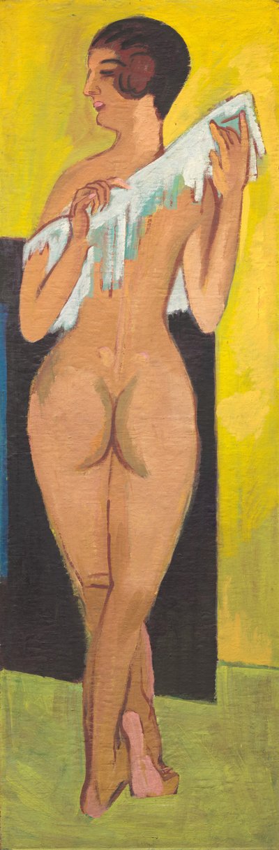 Nakenfigur [omvänd] av Ernst Ludwig Kirchner
