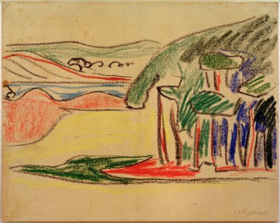 Utan titel (Moritzburger Teiche) av Ernst Ludwig Kirchner
