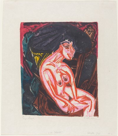Peter Schlemihls underbara berättelse: Den älskade av Ernst Ludwig Kirchner