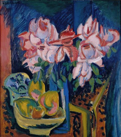 Rosa rosor av Ernst Ludwig Kirchner