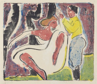 Ryska dansare av Ernst Ludwig Kirchner