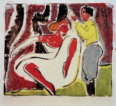 Ryskt dansarepar av Ernst Ludwig Kirchner