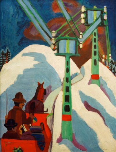 Slädtur av Ernst Ludwig Kirchner