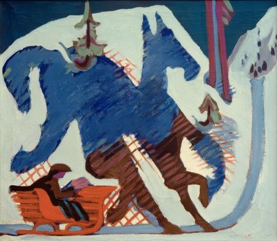 Slädtur av Ernst Ludwig Kirchner