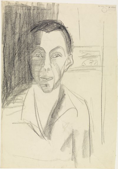 Självporträtt av Ernst Ludwig Kirchner