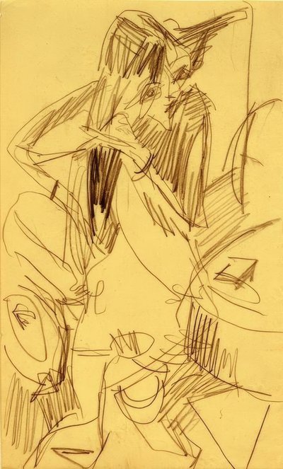 Kamningsakt av Ernst Ludwig Kirchner