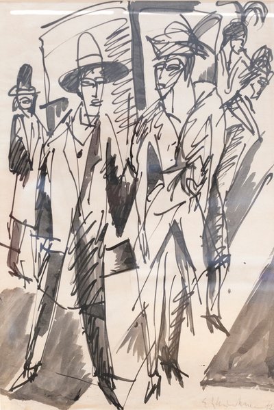 Stjärnor på vägen av Ernst Ludwig Kirchner