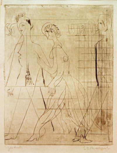 Gatubilden av Ernst Ludwig Kirchner