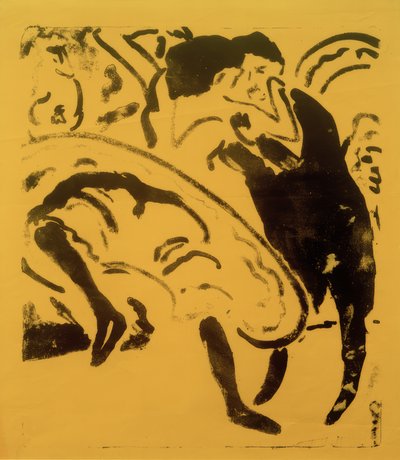 Dansande par av Ernst Ludwig Kirchner