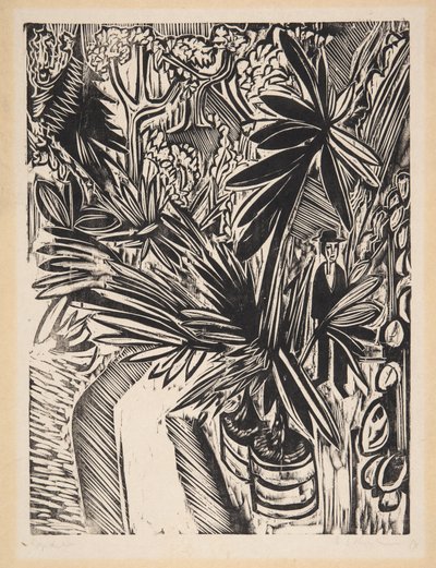 Växthus. Jena av Ernst Ludwig Kirchner