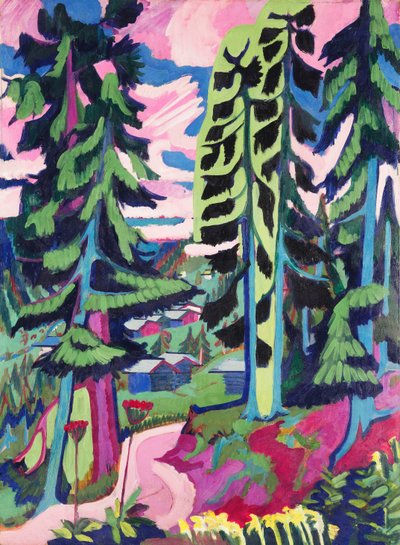 Vilda berg av Ernst Ludwig Kirchner