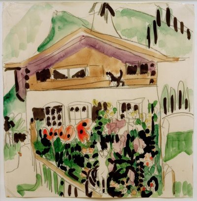 Wildbodenhaus av Ernst Ludwig Kirchner