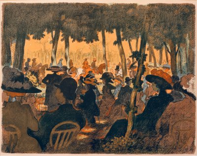 Människor i parken av Ernst Matthes