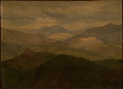 Berglandskap vid Civitella av Ernst Meyer