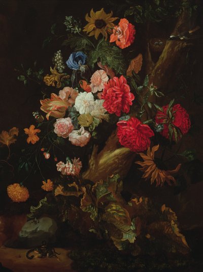 Stilleben med blommor av Ernst Stuven