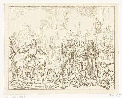 Felicitas med sina sju söner halshuggna av Ernst Willem Jan Bagelaar