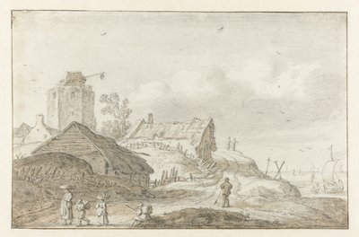 kustby av Esaias van de Velde