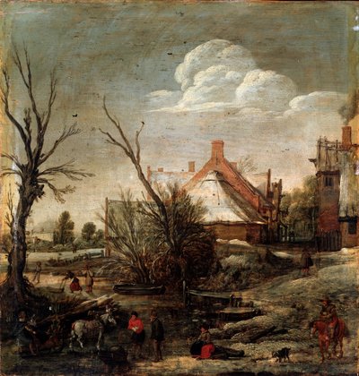 Vinter, 1600-talet av Esaias van de Velde