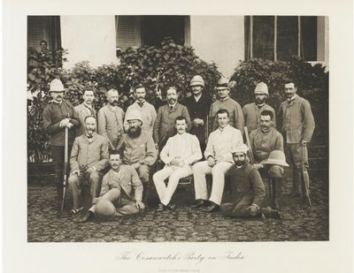 Tsarevich Nicholas Alexandrovich från Ryssland besöker Indien, 1891 av Esper Esperovich Ukhtomsky