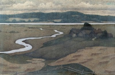 Landskap från Svartådalen av Ester Almqvist