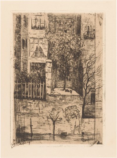 Dordrecht (originaltitel på objekt) av Etha Fles (signed by artist)