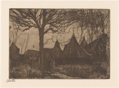 Wallen van Rothenburg (originaltitel på objekt) av Etha Fles (signed by artist)