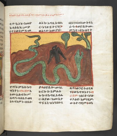 Eller. 607 f064r, Scen från Jungfru Marias liv, från 